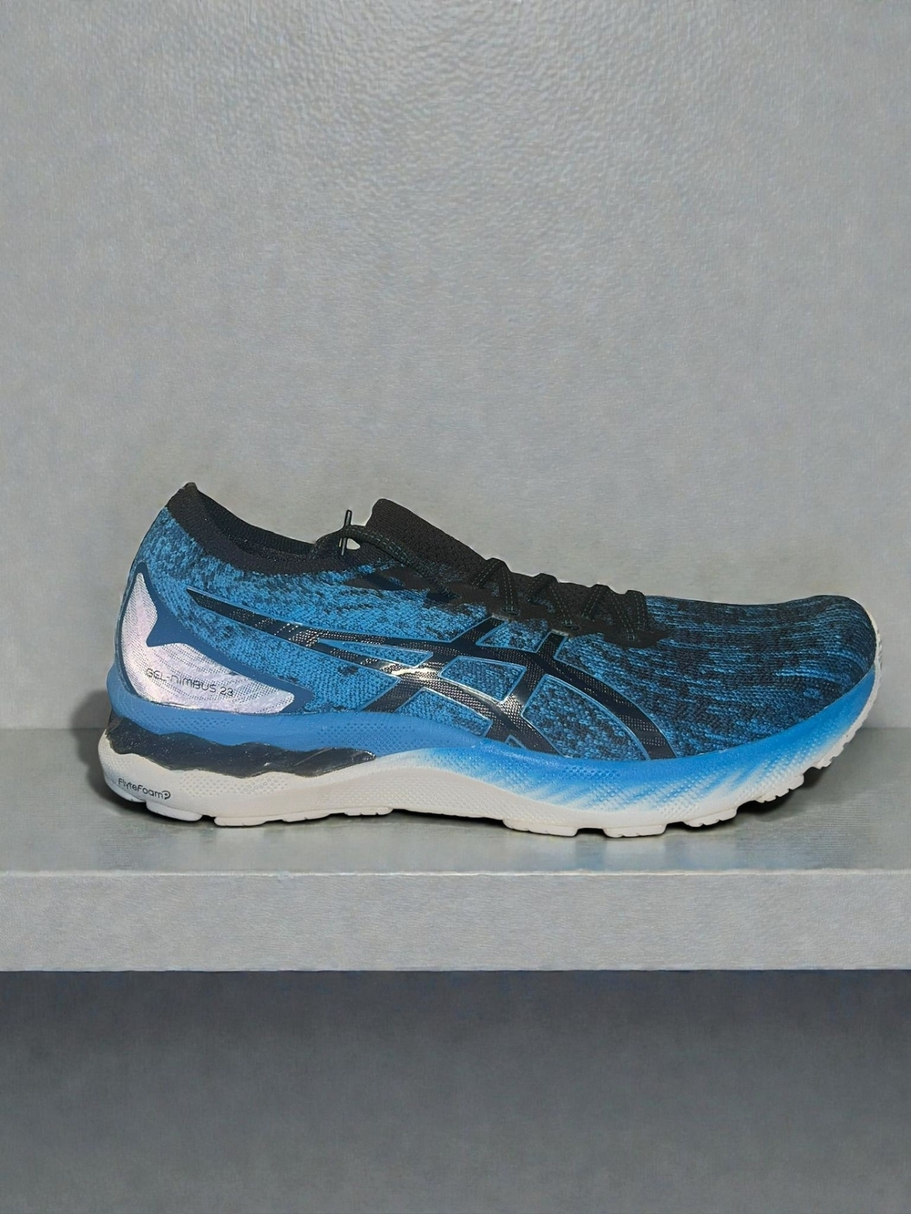 Asics Blue and Black Men's Running Sneaker